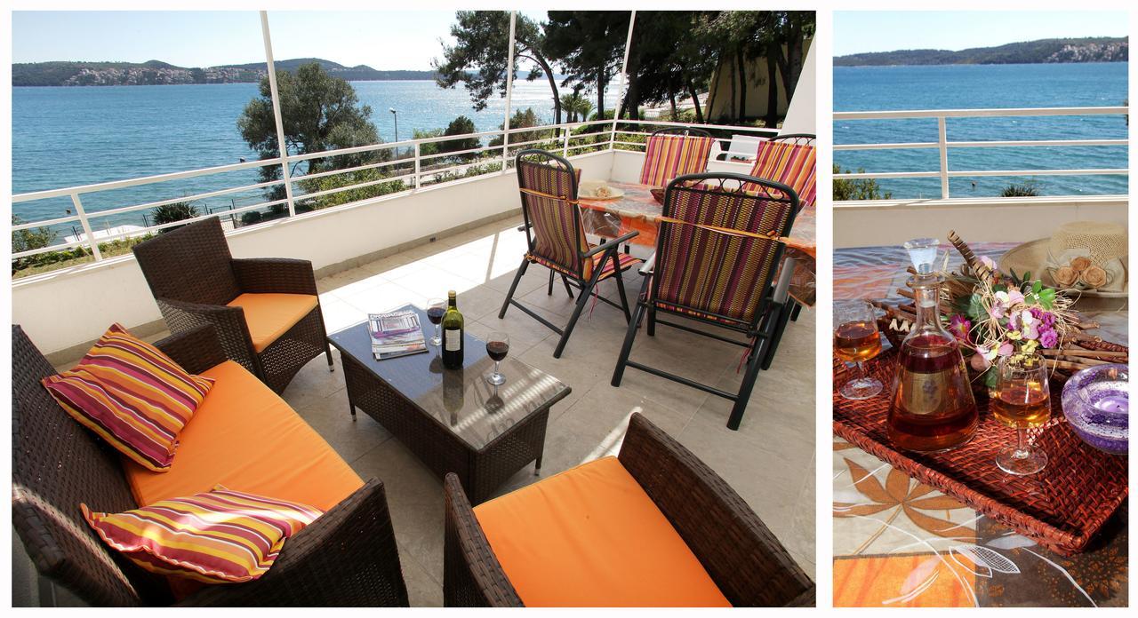 Gem Of The Sea Luxury Beach Apartment With Brand New Heating Infinity Pool Trogir Extérieur photo